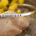Load image into Gallery viewer, OOAK Ethnic bracelet in silver #18 • size 6cm (ready-to-ship)
