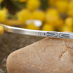 Load image into Gallery viewer, OOAK Ethnic bracelet in silver #19 • size 6cm (ready-to-ship)

