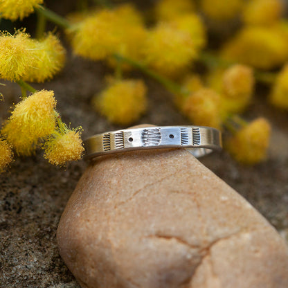 Bague ethnique en argent pièce unique #6 • ajustable ~ taille 53 (prêt à expédier)