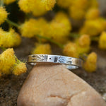 Load image into Gallery viewer, OOAK Ethnic ring in silver #8 • adjustable ~ size 55,5 (ready-to-ship)
