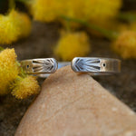 Load image into Gallery viewer, OOAK Ethnic ring in silver #8 • adjustable ~ size 55,5 (ready-to-ship)
