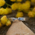 Load image into Gallery viewer, OOAK Ethnic ring in silver #8 • adjustable ~ size 55,5 (ready-to-ship)

