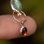 Load image into Gallery viewer, OOAK Osmose pendant # 31 in Silver &amp; solid 18K gold, kyanite &amp; citrine (ready to ship)
