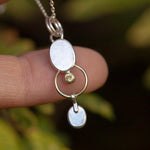 Load image into Gallery viewer, OOAK Osmose pendant # 31 in Silver &amp; solid 18K gold, kyanite &amp; citrine (ready to ship)
