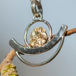 Load image into Gallery viewer, OOAK Silver &amp; solid 18K gold pendant #3 (ready to ship)
