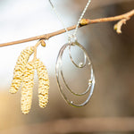 Load image into Gallery viewer, OOAK Silver &amp; solid 18K gold pendant #2 (ready to ship)
