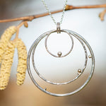 Load image into Gallery viewer, OOAK Silver &amp; solid 18K gold pendant #2 (ready to ship)
