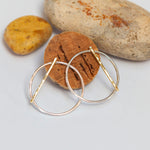 Load image into Gallery viewer, OOAK Gold &amp; silver earrings #5  (ready to ship)
