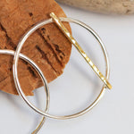 Load image into Gallery viewer, OOAK Gold &amp; silver earrings #5  (ready to ship)
