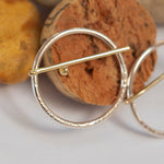 Load image into Gallery viewer, OOAK Gold &amp; silver earrings #6  (ready to ship)
