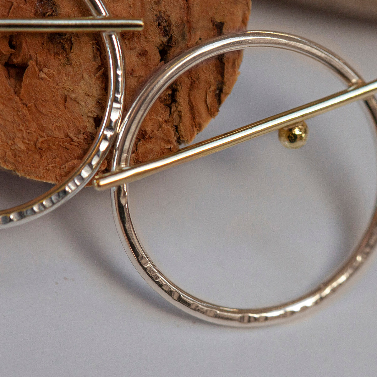OOAK Gold & silver earrings #6  (ready to ship)