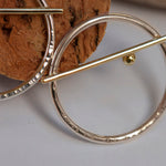 Load image into Gallery viewer, OOAK Gold &amp; silver earrings #6  (ready to ship)
