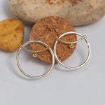 Load image into Gallery viewer, OOAK Gold &amp; silver earrings #7  (ready to ship)
