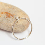 Load image into Gallery viewer, OOAK Simple ring in silver &amp; 18k gold #2 • size 51,75 (ready-to-ship)
