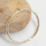 Load image into Gallery viewer, OOAK Simple ring in silver &amp; 18k gold #4 • size 53 (ready-to-ship)
