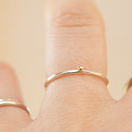 Load image into Gallery viewer, OOAK Simple ring in silver &amp; 18k gold #4 • size 53 (ready-to-ship)
