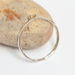Load image into Gallery viewer, OOAK Simple ring in silver &amp; 18k gold #5 • size 54 (ready-to-ship)
