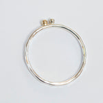 Load image into Gallery viewer, OOAK Simple ring in silver &amp; 18k gold #5 • size 54 (ready-to-ship)
