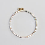 Load image into Gallery viewer, OOAK Simple ring in silver &amp; 18k gold #6 • size 54 (ready-to-ship)
