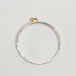 Load image into Gallery viewer, OOAK Simple ring in silver &amp; 18k gold #7 • size 52,5 (ready-to-ship)
