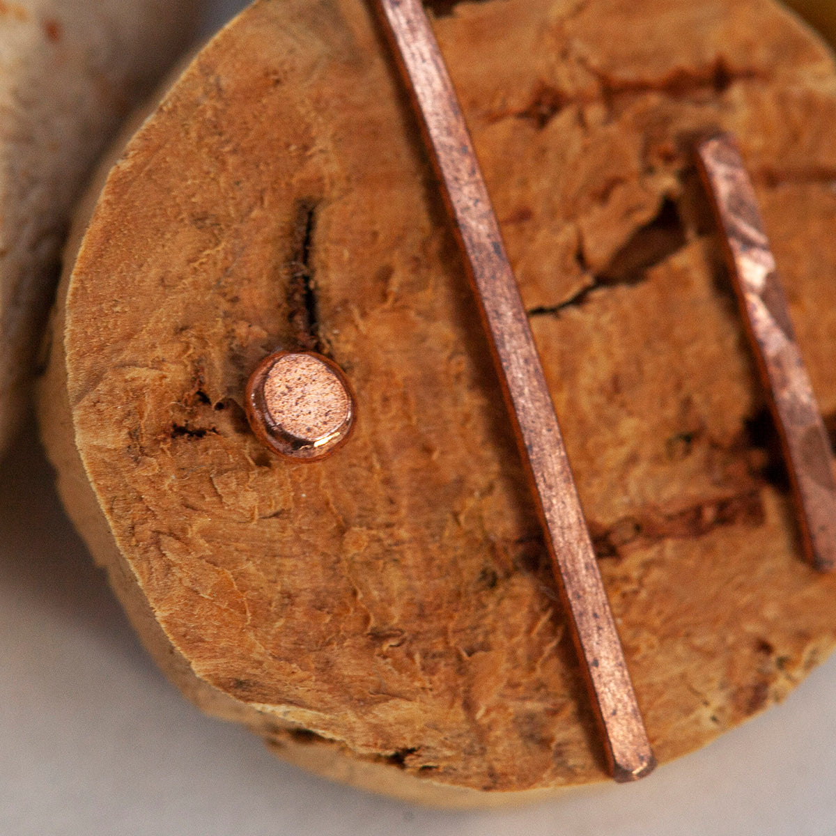 OOAK ear climbers trio #9 • copper (ready-to-ship)