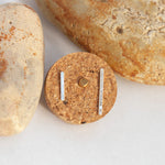Load image into Gallery viewer, OOAK ear climbers trio #14 • silver &amp; brass (ready-to-ship)
