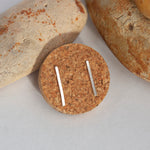 Load image into Gallery viewer, OOAK ear climbers pair #20 • silver (ready-to-ship)
