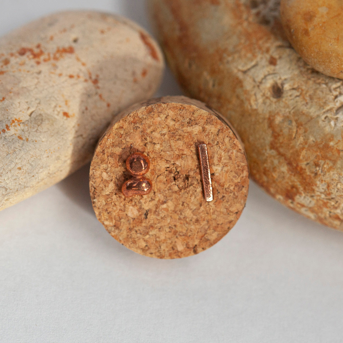 OOAK ear climbers pair #24 • copper (ready-to-ship)