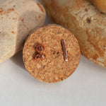 Load image into Gallery viewer, OOAK ear climbers pair #24 • copper (ready-to-ship)
