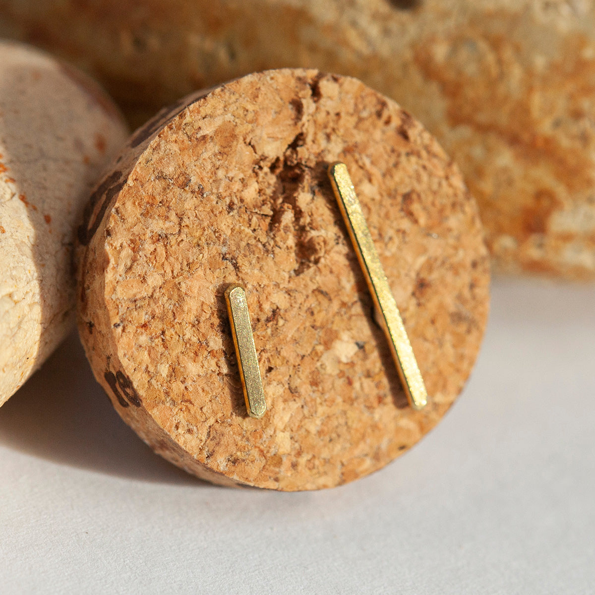 OOAK ear climbers pair #30 • brass (ready-to-ship)
