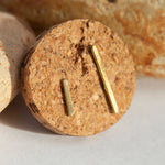 Load image into Gallery viewer, OOAK ear climbers pair #30 • brass (ready-to-ship)
