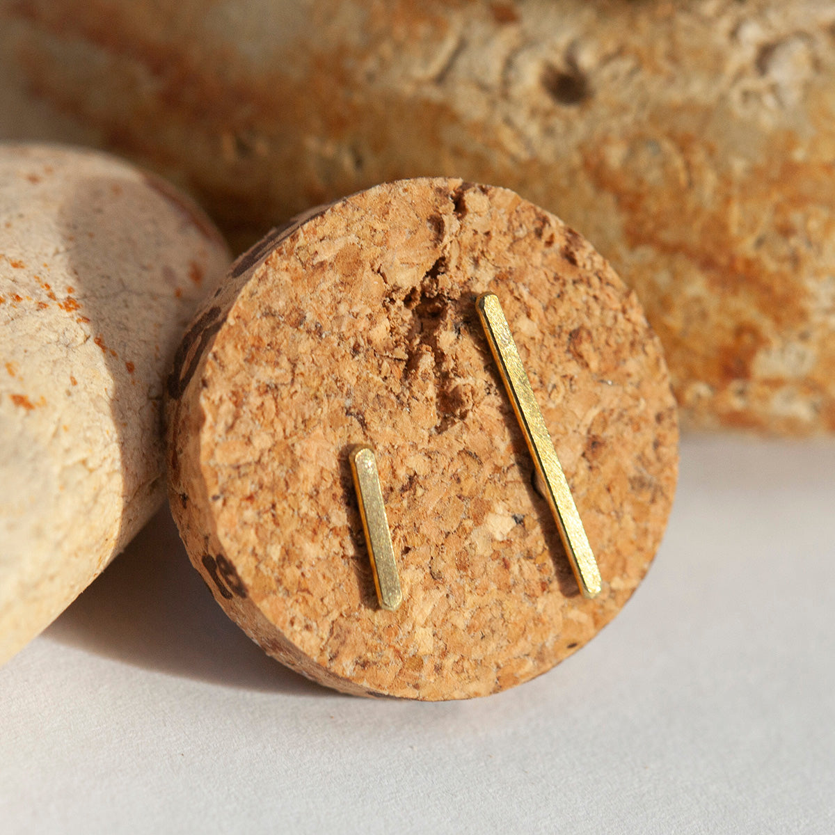 OOAK ear climbers pair #30 • brass (ready-to-ship)