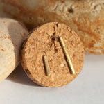 Load image into Gallery viewer, OOAK ear climbers pair #30 • brass (ready-to-ship)
