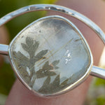 Load image into Gallery viewer, OOAK bracelet with captured plant #1 • rutilated quartz (ready to ship)
