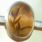 Load image into Gallery viewer, OOAK bracelet with captured plant #4 • citrine (ready to ship)
