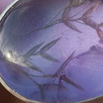 Load image into Gallery viewer, OOAK bracelet with captured plant #5 • amethyst &amp; white labradorite (ready to ship)
