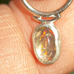 Load image into Gallery viewer, OOAK Osmose pendant #36 ~ with captured plant • Aquamarine &amp; Opal (ready to ship)
