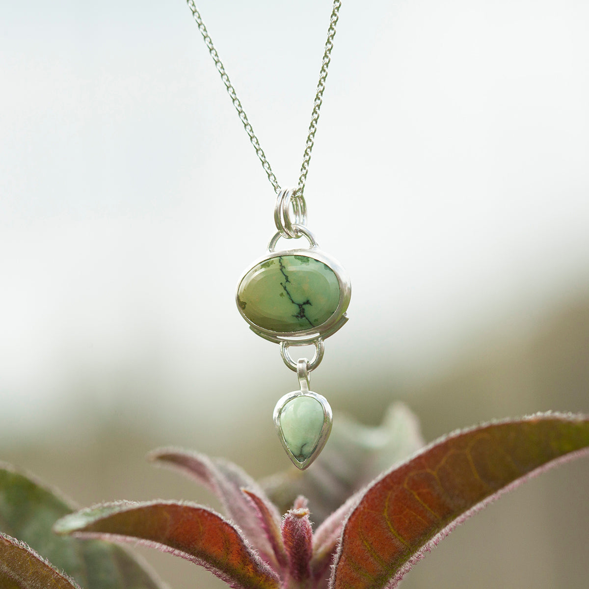 OOAK Osmose pendant #33 • Turquoises (ready to ship)