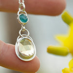 Load image into Gallery viewer, OOAK Osmose pendant #32 • kyanite &amp; lemon quartz (ready to ship)
