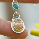 Load image into Gallery viewer, OOAK Osmose pendant #32 • kyanite &amp; lemon quartz (ready to ship)
