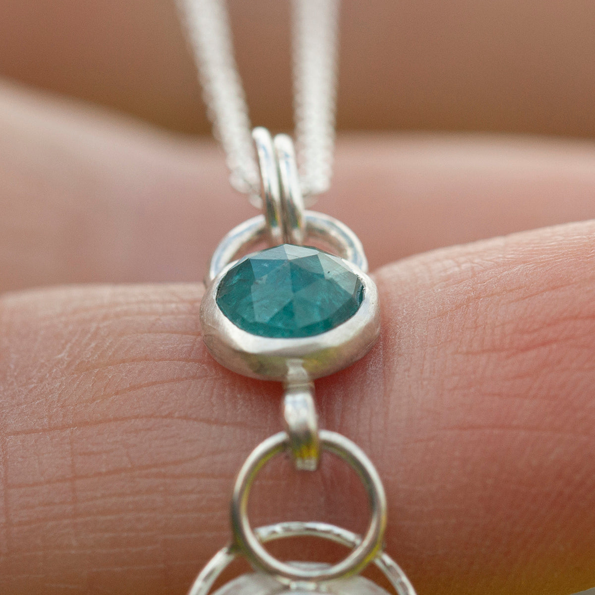 OOAK Osmose pendant #32 • kyanite & lemon quartz (ready to ship)