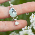 Load image into Gallery viewer, OOAK Osmose pendant #35 • Peruvian Opal &amp; White Labradorite (ready to ship)
