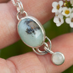 Load image into Gallery viewer, OOAK Osmose pendant #35 • Peruvian Opal &amp; White Labradorite (ready to ship)
