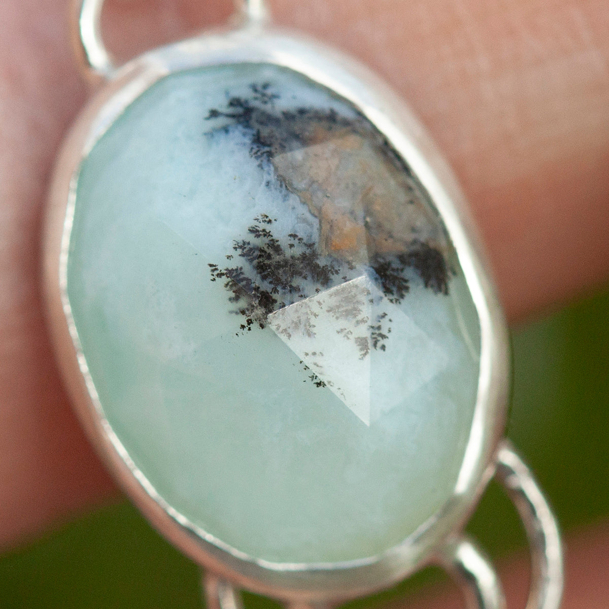 OOAK Osmose pendant #35 • Peruvian Opal & White Labradorite (ready to ship)