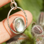 Load image into Gallery viewer, OOAK pendant with captured plant #10 • aquamarine (ready to ship)
