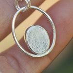 Load image into Gallery viewer, OOAK pendant with captured plant #10 • aquamarine (ready to ship)
