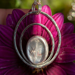 Load image into Gallery viewer, OOAK pendant with captured plant #11 • rose quartz (ready to ship)
