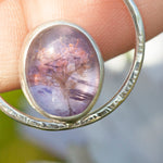 Load image into Gallery viewer, OOAK pendant with captured plant #12 • amethyst (ready to ship)
