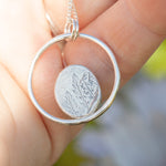 Load image into Gallery viewer, OOAK pendant with captured plant #12 • amethyst (ready to ship)
