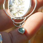 Load image into Gallery viewer, OOAK pendant with captured plant #16 • clear quartz &amp; kyanite (ready to ship)
